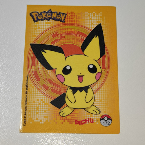 Pichu Estampa Pokémon Álbum Premium Mexico Salo