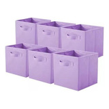 6 Cajas Organizadoras Plegables De Tela