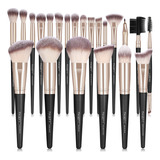 Brochas De Maquillaje Professional, 22 Piezas 