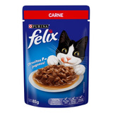 Sobres Para Gato Felix Alimento Premios Sabor Carne 36sobres