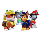 Paw Patrol - 5 Cachorros Figuras Para Decoración - 80 Cm