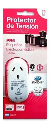 Protector Tension Peq Electrodomesticos Pr6mini 1200w Corte