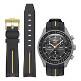 Correa De Reloj Bonace Para Omega X Swatch Moonswatch 20 Mm