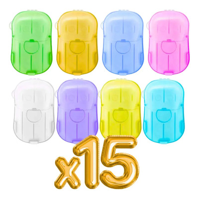 300 Petalos Láminas Jabón Portátiles Viaje Limpieza Manos F | MercadoLibre