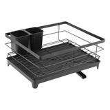 Escurridor Portátil Para Secar Platos Para Cocina, Negro [u