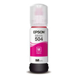 Refil De Tinta Epson Ecotank T504 Magenta Original T504320al