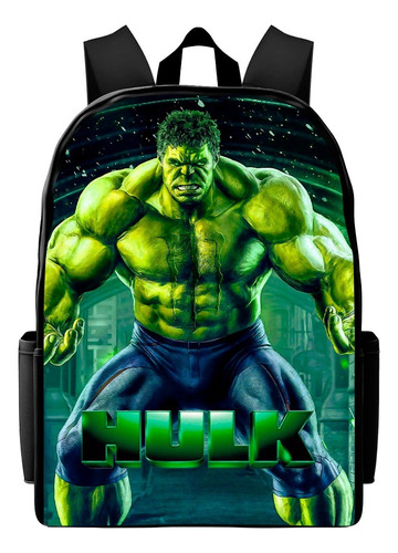 Mochila Hulk Vingadores Bolsa Infantil Masculina Escolar
