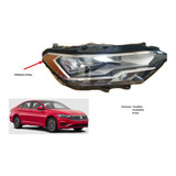 Faro Jetta Mk7 2019 2020 2021 2022 2023 Ngro C/led Ref Ambar