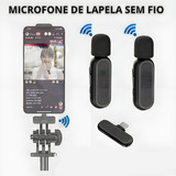 Kit 2 Microfone Duplo Profissional De Lapela Anti Ruído Cor Tipo C