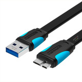 Cabo Micro Usb B 3.0 Hd Externo Para Samsung S5 50cm Vention