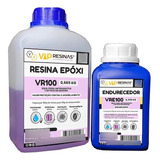 Resina Epoxi Uv Vr100 1,0 Kg (baixa Espessura) / Vip Resinas