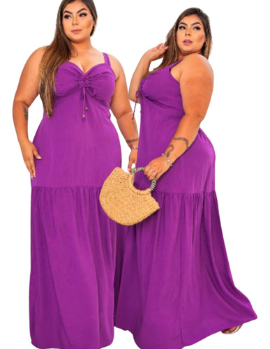 Vestido Evangelico Gode Moda Plus Size Barato Longo Rodado