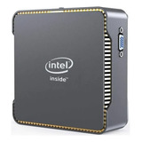 Mini Pc Intel Mini Pc Gk3v Com Windows 11 Pro,  Celeron N5095 2,7ghz, Placa Gráfica  Intel Uhd Graphics 600, Memória Ram De  8gb E Capacidade De Armazenamento De 128gb Cor Cinza