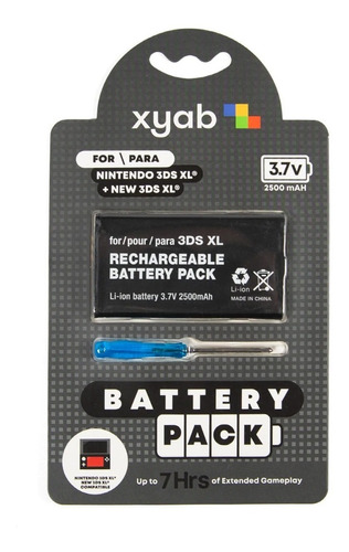 Batería De 2500mah 3.7v Para Nintendo 3ds Xl Spr-003