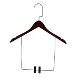 Colgador De Madera Para Trajes, Colgador De Ropa 44cmx26cm