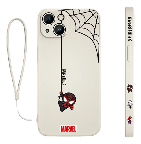 Funda De Teléfono Marvel Spiderman Para iPhone 15 14 13 12 1