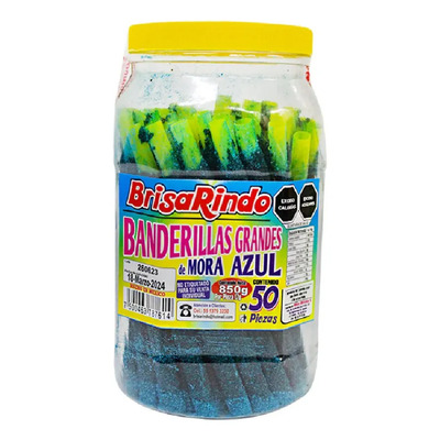 BrisaRindo Banderillas Grandes de Mora Azul 50 Piezas | MercadoLibre