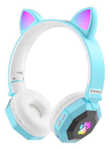 Fones De Ouvido Bluetooth Usados Na Cabeça Cute Glowing Ears