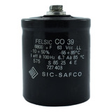 Capacitor Csg 6800 Mfd 63v Dc Felsic Co39 Sic-safco