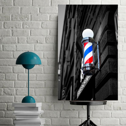 Cuadro Decorativo Barberia Barbershop (80x50 Cm)