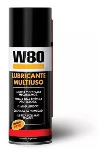 Lubricante Multiuso W80 Con Teflon Aerosol Grande X 426ml