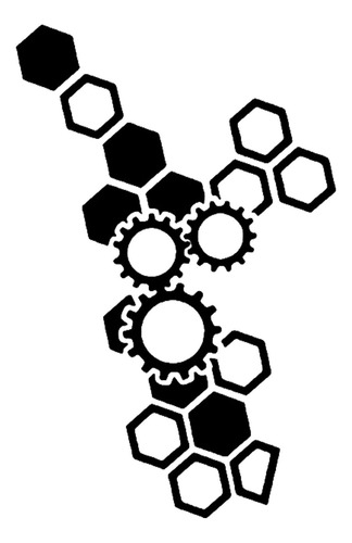 Calcomanía De Panal Para Automóviles Pegatinas Hexagonales C