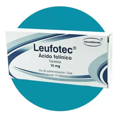 Leufotec ácido folínico 12 tabletas 15 mg | Meses sin interés