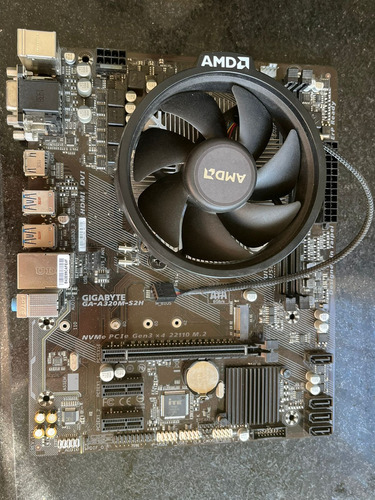 Combo Amd Ryzen 5 3400g Con Motherboard Gigabyte A320m-s2h