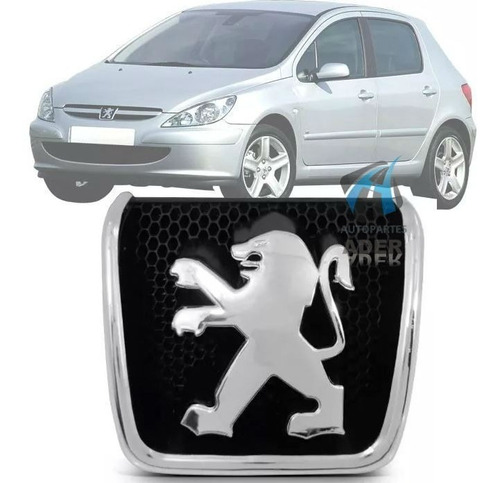 Escudo Frente Parrilla Peugeot 307 2001 2002 2003 2004 2005