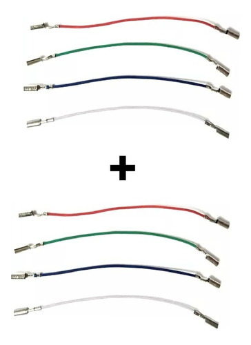 Cables X 8 Para Tornamesa Cartucho Estéreo Cables De Cabezal