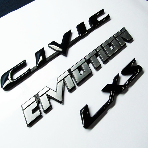Emblemas Honda Civic Emotion Maleta Lxs Pega 3m Foto 3