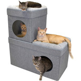 Kitty City - Condominio Para Gatos Apilable Grande, Para Gat