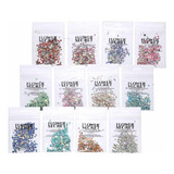 Pack 12 Cristales De Colores Para Manicura 