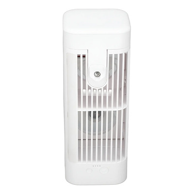 Enfriador Mini De Aire Ventilador Portátil Con Luz Led. | MercadoLibre