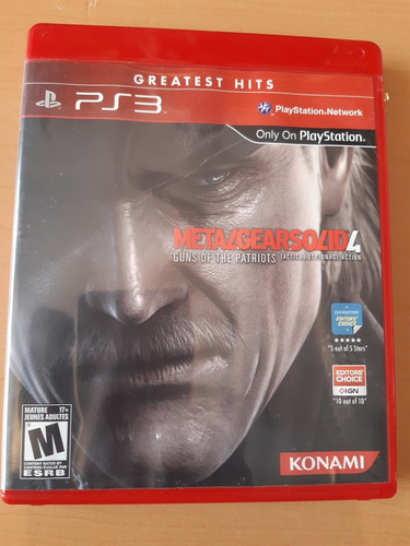 Metal Gear Solid 4 Para Consola Playstation 3