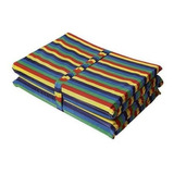 Colchoneta Colchon Plegable Camping 60x180 A Rayas.