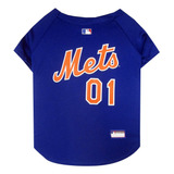 Mlb Jersey Perros Y Gatos De Béisbol New York Mets Pet...