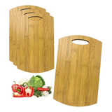 X4 Tabla De Picar Tabla Madera Picoteo Tabla Cocina 16x26cm