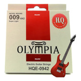 Cuerdas Para Guitarra Electrica Olympia Niqueladas .009 Mc