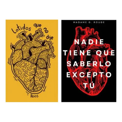 Latidos Que No Dije + Nadie Tiene Que Saberlo Excepto Tú, De Madame G. Rouge -roos. Editorial Lulu.con, Tapa Blanda En Español | Meses sin interés