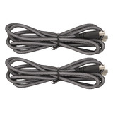 Cable Usb Para 3ds, 2 Cables De Carga De 5 Pies, 2ds Xl, Nue