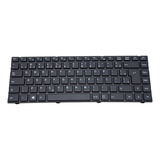 Teclado P/ Notebook Positivo Sim+ 7970 Abnt2 Marca Bringit Cor Preto