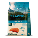 Bravery Salmon Adulto Raza Mediana Y Grande 12 Kg