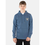 Poleron Back To Organic 1980 Hoodies Infantil Azul Maui And 