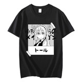 Camiseta Manga Harajuku Tohru Miss Kobayashi Dragon Maid Ca