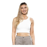 Crop Top All Day Blanco Mujer Falcone