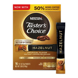 Café Molido Taster's Choice Hazelnut Avellana 16 Pz 2 Cajas