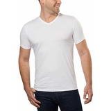 Camiseta Calvin Klein X 3 Algodon Elástico Cuello V Original