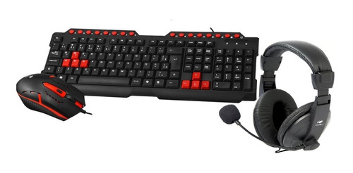 Kit Tecl+mouse+fone Game Abnt Iluminado Frete Grátis S/juros