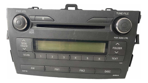 Rádio Som Cd Player Am Fm  Toyota Corolla 8612002850a 